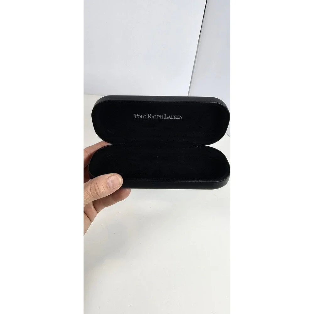 Polo Ralph Lauren Black Clamshell Hard Sunglasses Pony‎ Eyeglasses CASE ONLY
